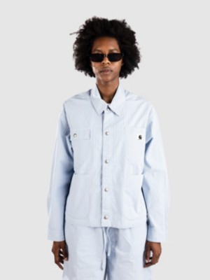 [CARHARTTWIP] W NOTA SHIRT JAC ★大人気★ Carhartt WIP - W' Nota Shirt Jac (Bova Stripe / Bluebird) | HHV